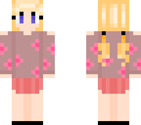 pigtails and flowers