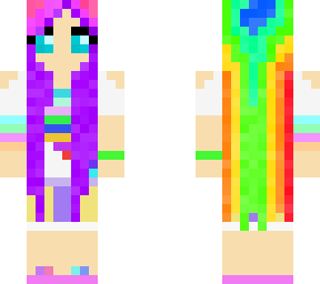 rainbow girl