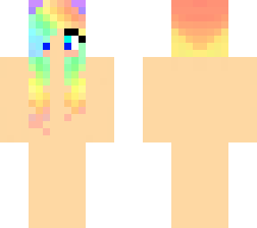 rainbow hair base