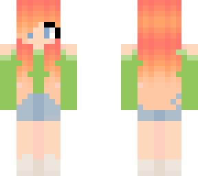 raven shy girl in a green shirt fixed