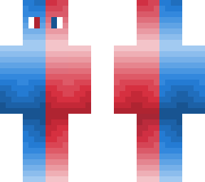red and blue