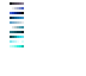 shades of blue for shades competition