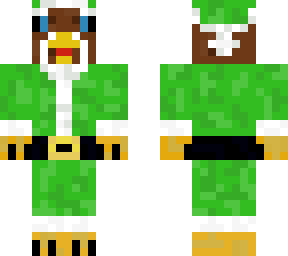 tauren moonkin winter's veil suit (green)