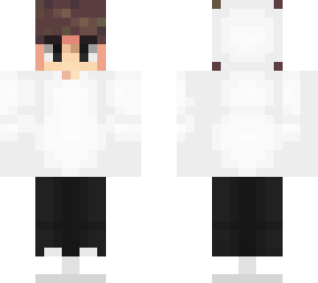white hoodie boy