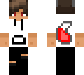 white hoodie wolf boy