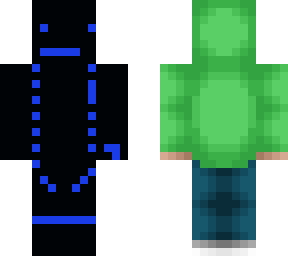 back / blue dude
