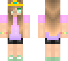 blonde girl with crown and bracelet