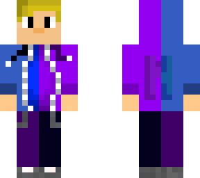 blue and purple boy