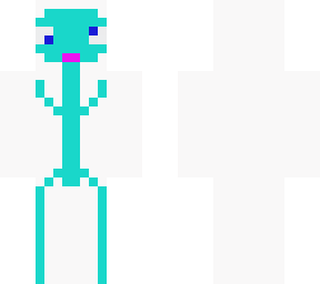 blue cute slenderman