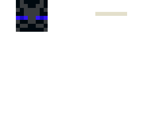 blue enderman mask