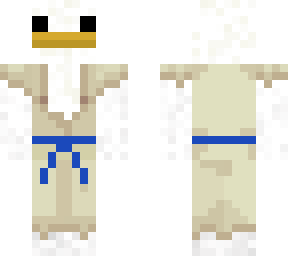 blue karate chicken