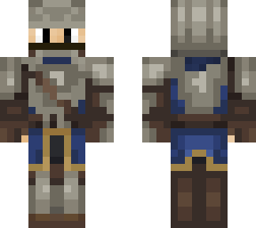 blue knight armor - custom