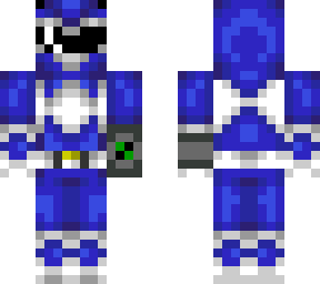 blue power ranger with ben10 omnitrix