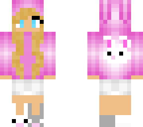 bunny hoodie girl (animal hoodie series)