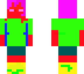 colourful herobrine