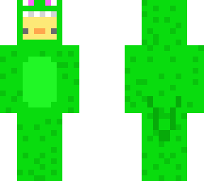 duck in dino outfit!