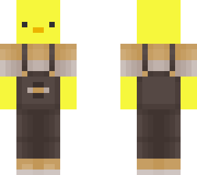 duck with overalls