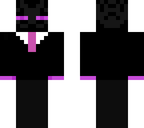 enderman in cangeable hoodie to suit