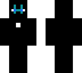 glowing blue