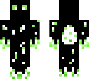 green flame slime with egg on back