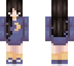 moon girl (but brown eyes)