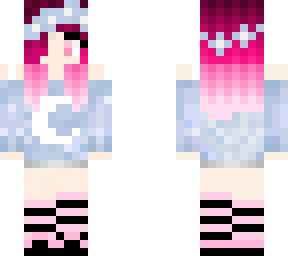 moon girl pink and black