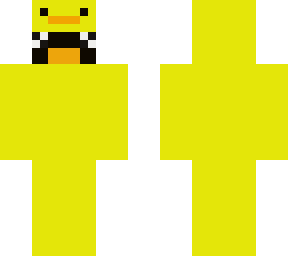 penguin with duck suit
