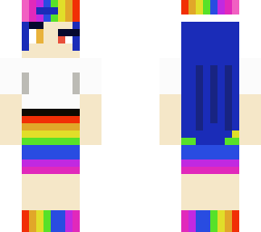 rainbow girl