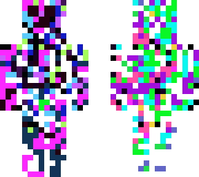 rainbow mess