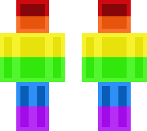 rainbow skin