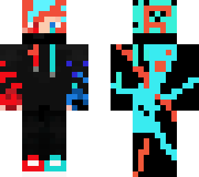 red and blue boy