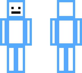 simple blue guy