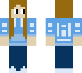 simple blue hoodie