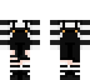 stripe overalls ob