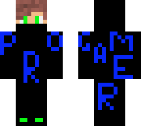 the pro gamer(blue, black and green)