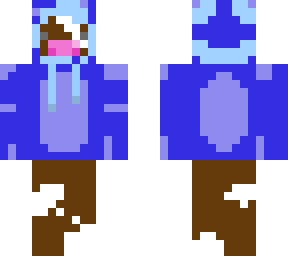 vaca sudadera azul