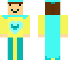 blue cape girl