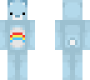 blue carebear. (w/rainbow)
