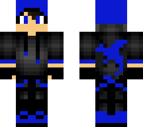 blue hooded dragon hoodie boy