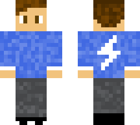 blue sweater