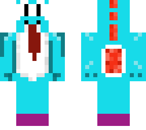 blue yoshi with tonge stiking out