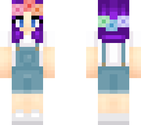 colorful hair cottage girl