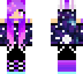galaxy bunny girl