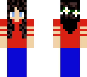 girl in red shirt and sweatpants