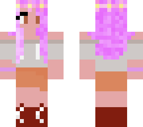 girl with purple hair
