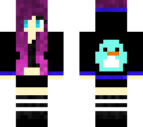 goth penguin girl