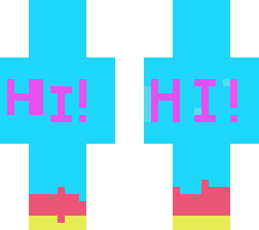 hi look on top of the skin!
