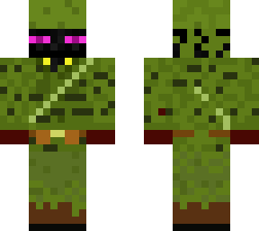 monster wars: jungle camo enderman