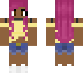 pink haired girl
