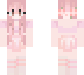 pink haired girl with flower crown- ce